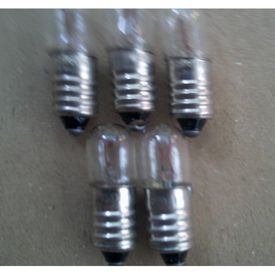 Bóng đèn sợi đốt đuôi xoáy E10 6.3V/12V/24V/36V