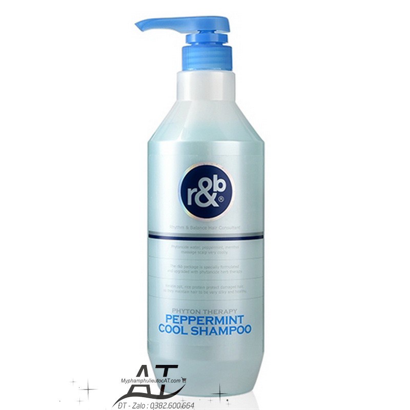 Dầu Gội Thảo Dược Mát Lạnh R&B Bạc Hà Ngăn Gàu 1000ml