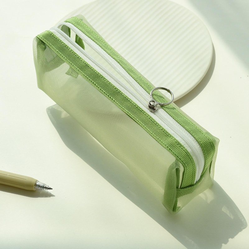 Túi Đựng Bút/Đồ Trang Điểm Trong Suốt Dễ Thương Dùng Làm Quà Tặng