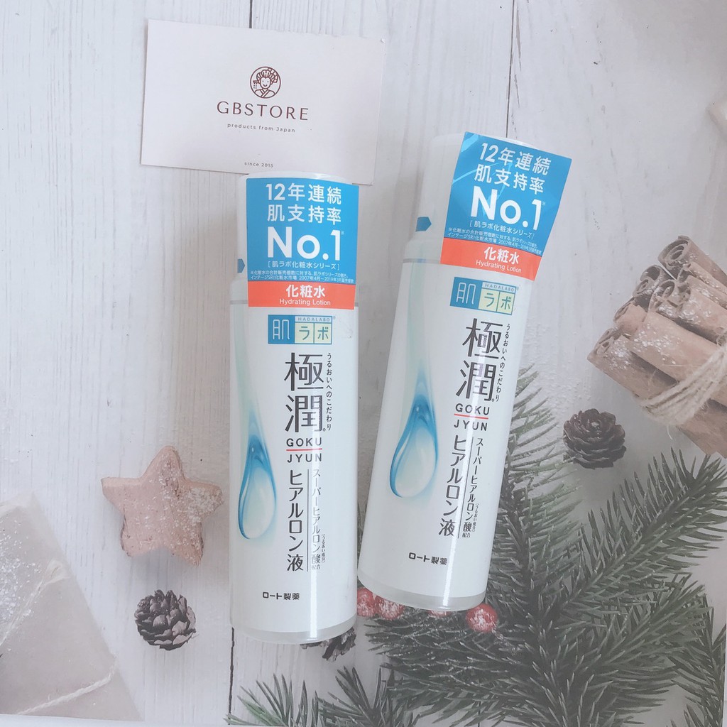 (Hàng Nhật giá tốt)  Nước hoa hồng lotion cấp ẩm, dưỡng trắng Hada labo và sữa dưỡng hadalabo Nhật Bản