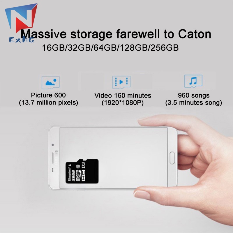 Thẻ Nhớ Kingston Sd Kingston 16 / 32 / 64 / 128 / 256gb 1t Chất Lượng Cao Siêu Bền Thiết Kế Tiện Dụng