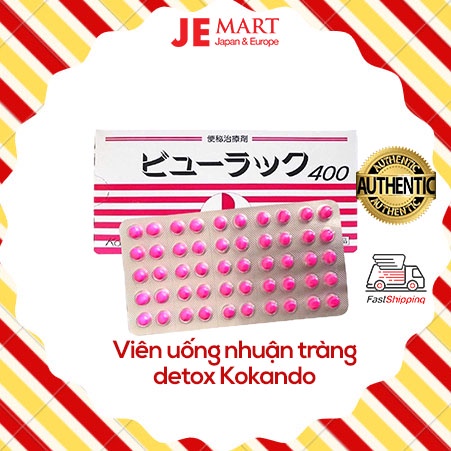 Vỉ 50 Viên uống nhuận tràng thải độc Kokando giúp thanh lọc cơ thể, tiêu hóa tốt