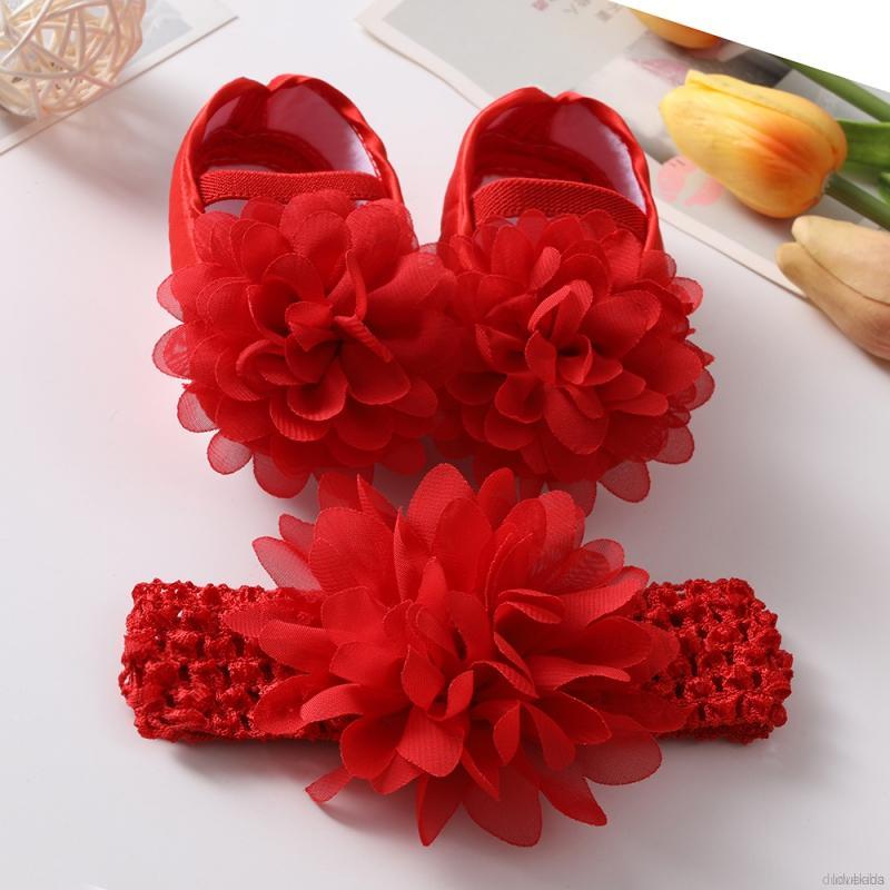 Giày Búp Bê Đính Hoa Nữ Tính Cho Bé Gái 04510