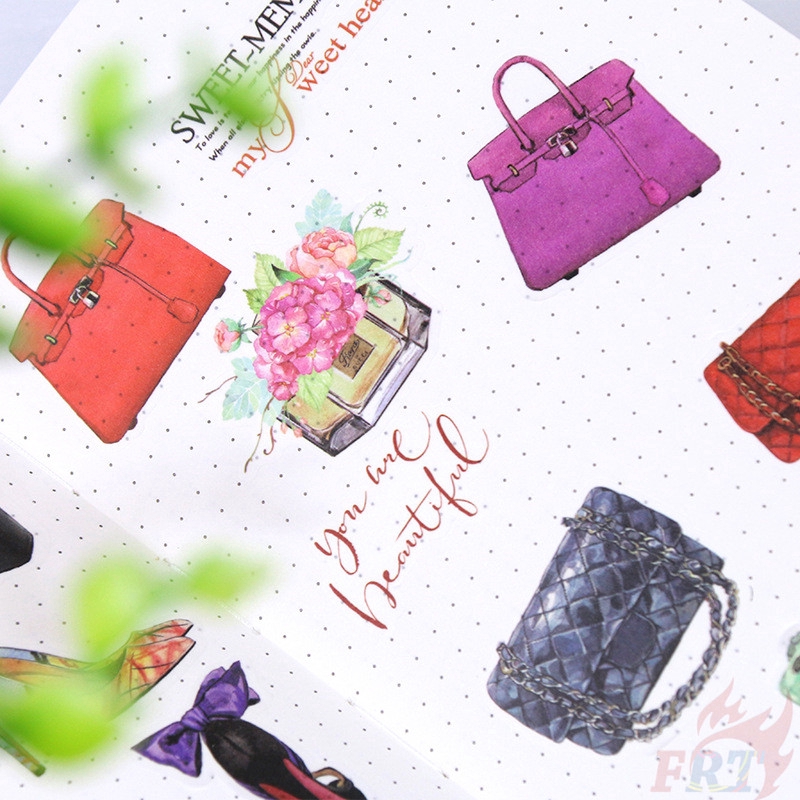 Bộ 6 Giấy dán trang trí xinh xắn