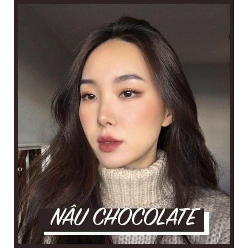 combo nhuộm nâu chocolate kèm oxi trợ dưỡng và găng tay | BigBuy360 - bigbuy360.vn