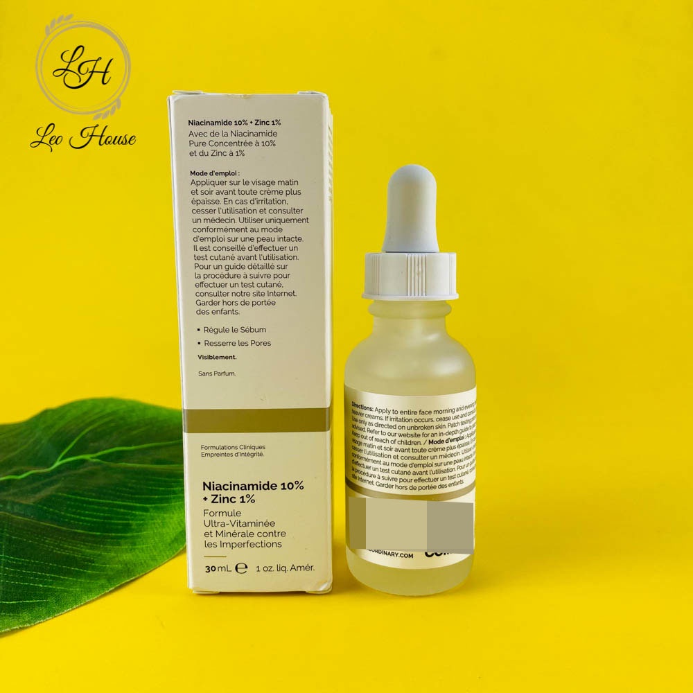 Serum giảm thâm mụn làm sáng da TO Niacinamide + Zin C 30ml
