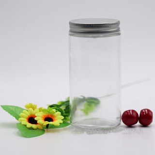 HŨ THỦY TINH 500ML NẮP NHÔM TRÒN CAO ĐỰNG THỰC PHẨM, GIA VI, NGÂM MƠ, SẤU