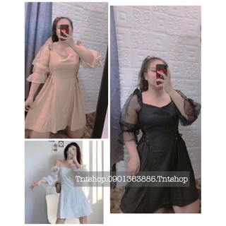 ĐẦM ĐAN EO TAY VOAN BIGSIZE 60-90kg