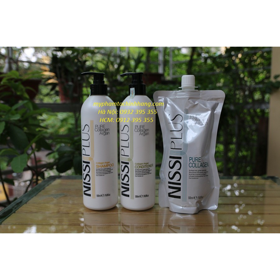 MẶT NẠ HẤP SIÊU PHỤC HỒI COLLAGEN NISSI PLUS 500ML | BigBuy360 - bigbuy360.vn