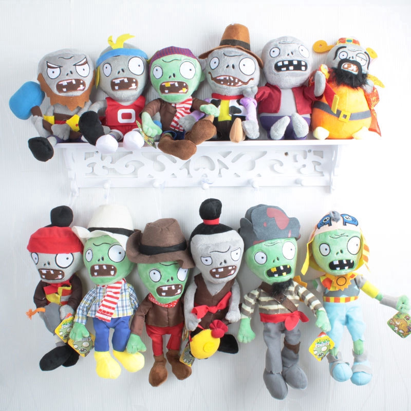 Đồ chơi nhồi bông Hình Zombie Trong Game Plants Vs. Zombies