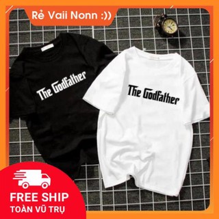 [THUN THÁI-GIẢM 50%]  Áo thun form rộng unisex the godfather vải dày mịn 2019T22063 [MÀU TRẮNG]