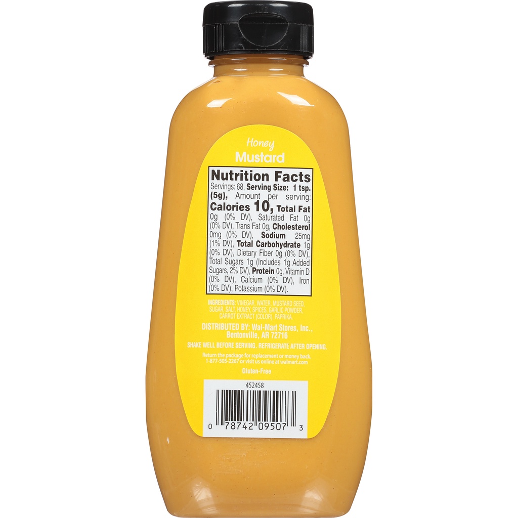 Sốt ăn kiêng - Mù tạt mật ong - Honey Mustard Great Value size 12 oz ( siêu ngon )