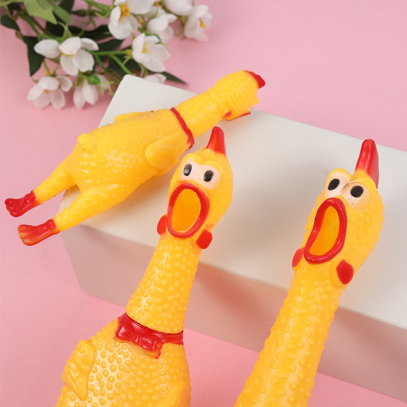 Đồ Chơi Gà A Lử Size Lớn- Gà La Hét Khi Bóp Có Âm Thanh Vui Tai, Ngộ Nghĩnh Cho Bé