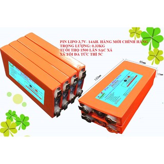 Pin Lipo xe đạp điện 3.7V 15ah( 15000mah) HÀNG MỚI 100%
