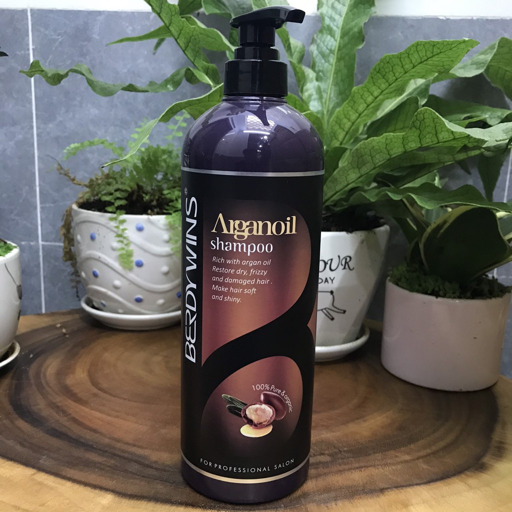 Gội xả siêu mềm mượt Arganoil Berdywins 1000mlx2