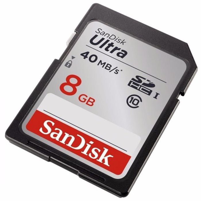 Thẻ nhớ SD Class 10 Sandisk Ultra 8GB 40MB-s