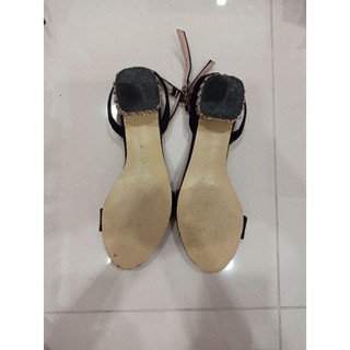 PASS THANH LÝ GIÀY DÂY MÀU ĐEN CAO 5CM