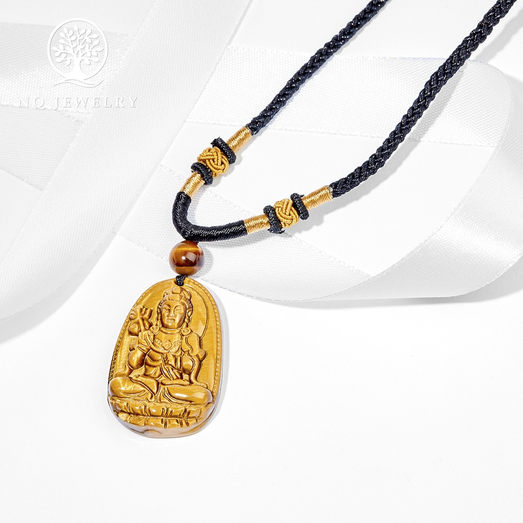 Dây chuyền phật bản mệnh vàng nâu - NQ Jewelry