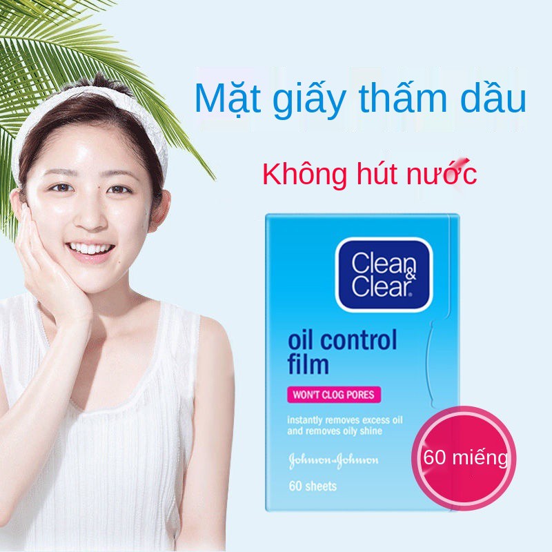 có thể thông minh và thấm hút giấy mặt nữ sinh kiểm soát dầu trang điểm màng xanh lỗ chân lông sạch mùa hè