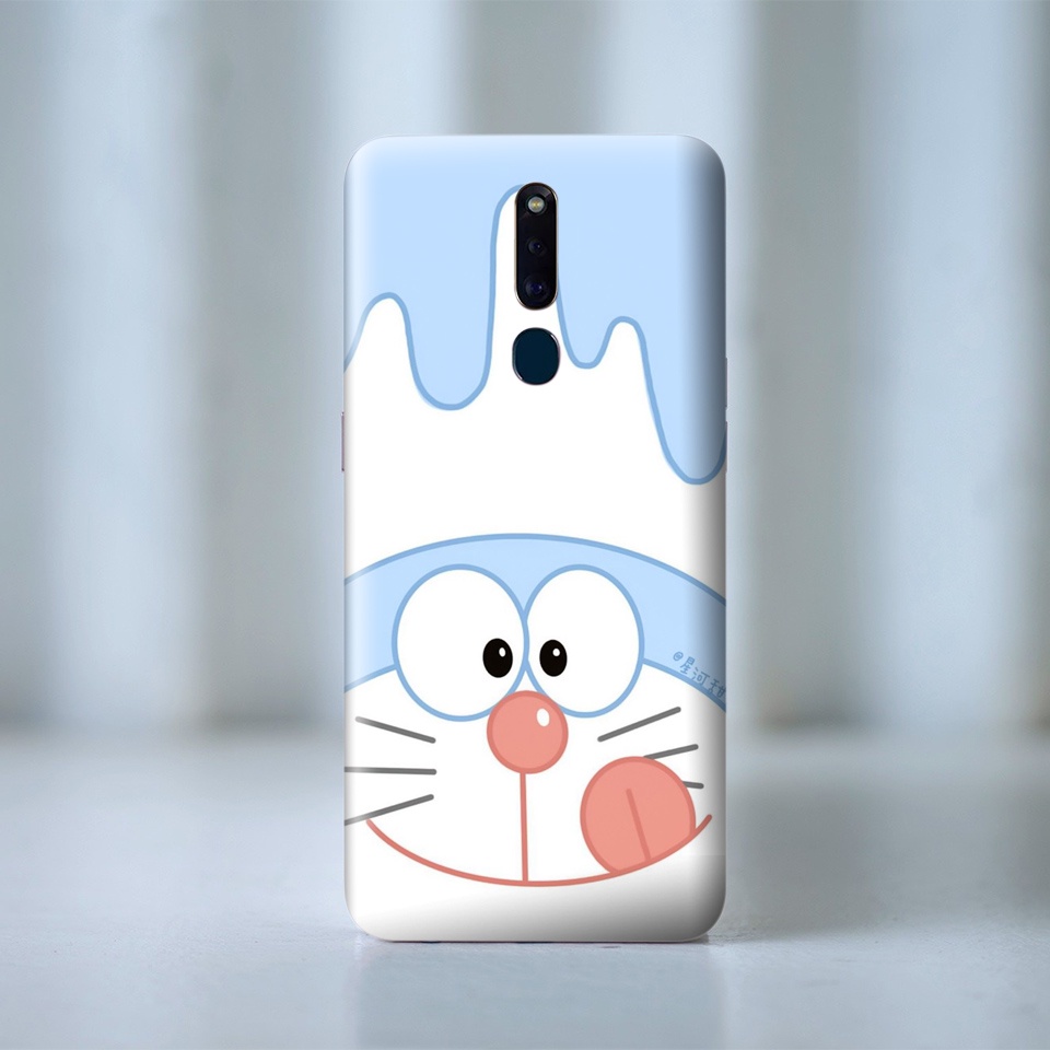 Miếng Dán Skin Điện Thoại In Hình Doremon Ice Cream Cho Iphone 7/ 8/ X/ XS/ 11/ 11 Pro Max Và Các Dòng Máy Android