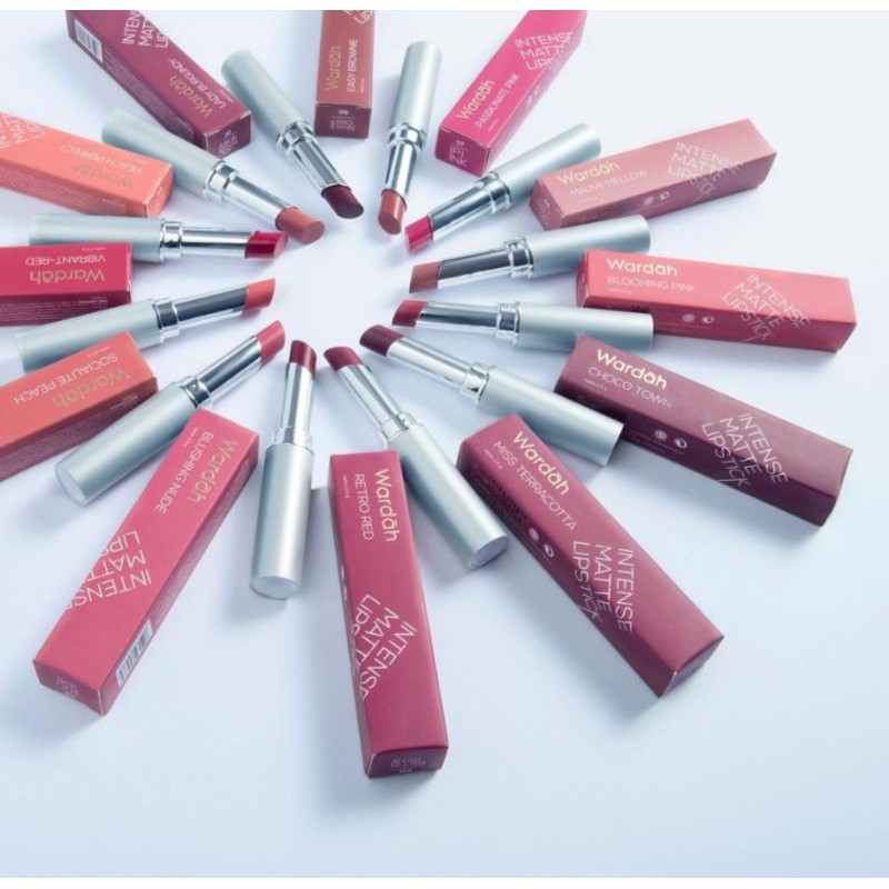 (Hàng Mới Về) Son Lì Wardah Intense Màu Sắc Tuyệt Đẹp Quyến Rũ Cho Nữ 3g