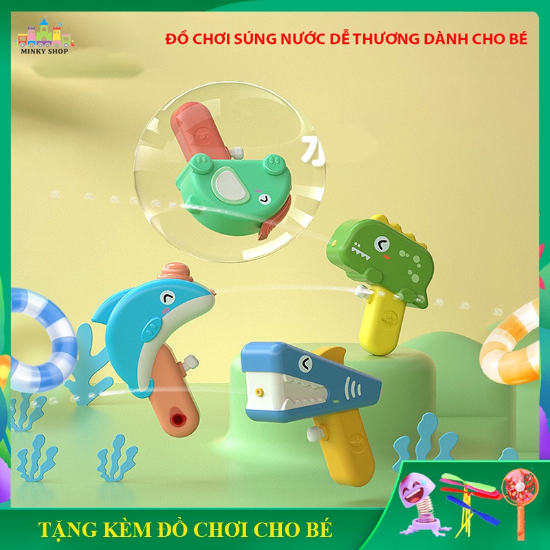 [Sale sốc] Đồ chơi cho bé súng bắn nước hình thú siêu đáng yêu mẫu hot 2022 - Chơi là mê, đồ chơi trẻ em