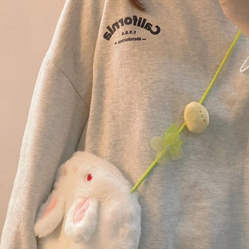 Túi Đeo Chéo Hình Thỏ Con Dễ Thương - Phong cách độc đáo, dễ thương và thời trang