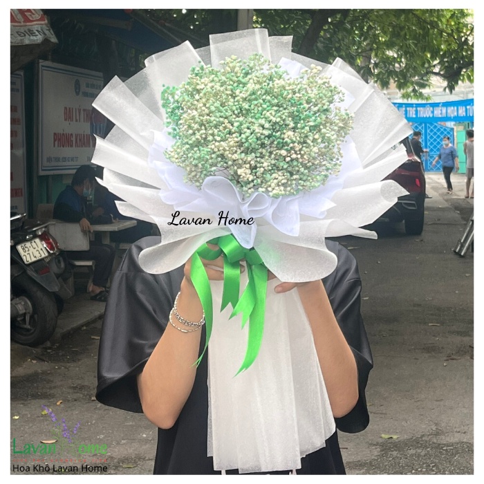 Bó hoa khô baby, hoa khô baby nhập khẩu - quà tặng các dịp lễ, sinh nhật, chúc mừng