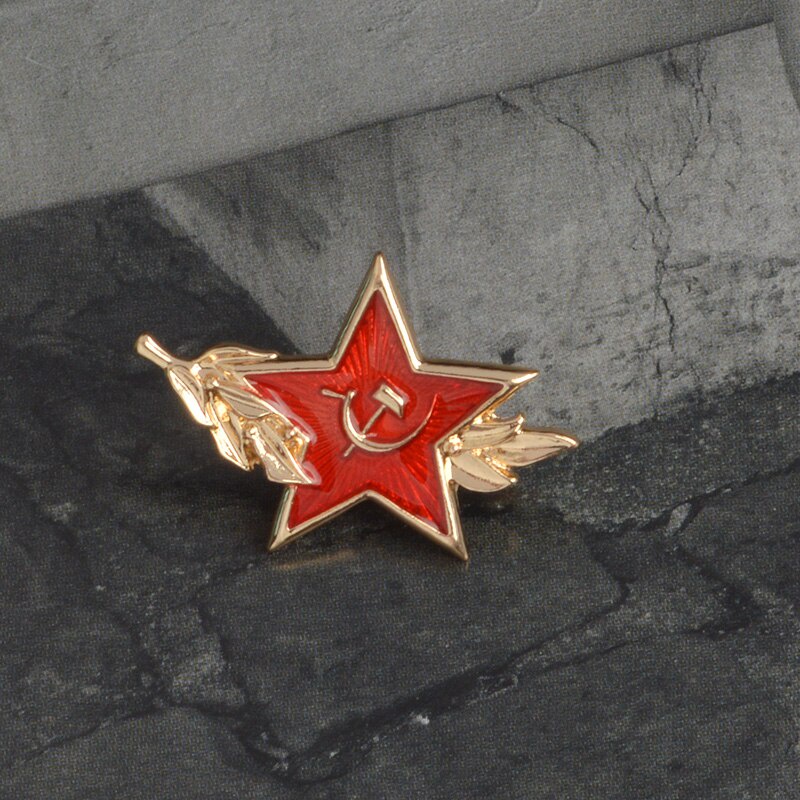 Huy hiệu cài áo hình búa liềm Nga