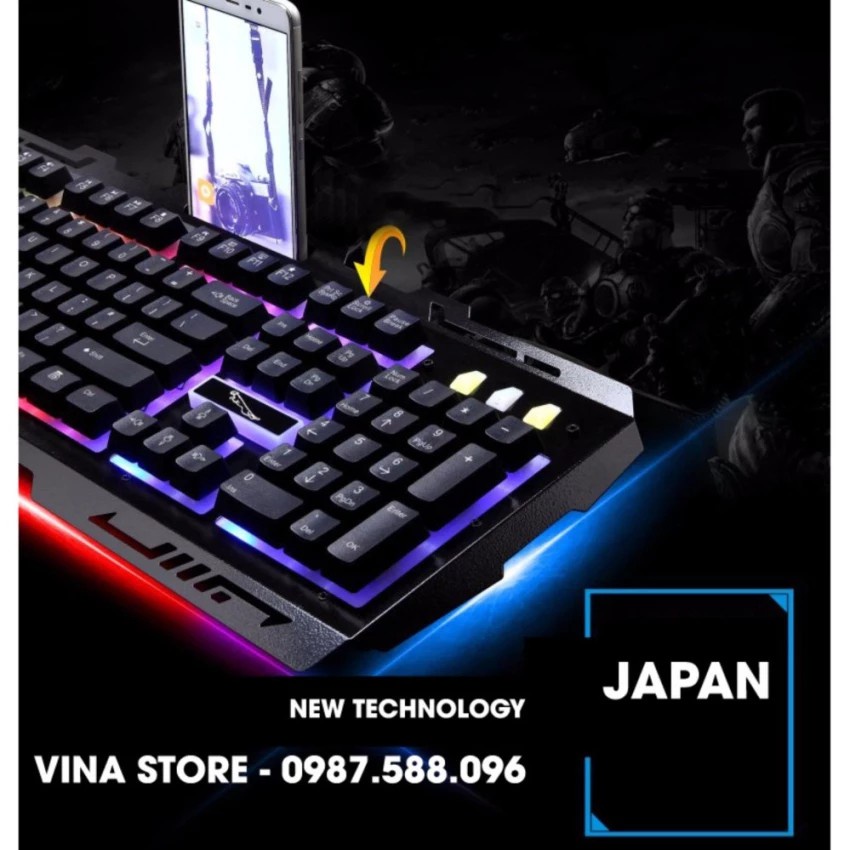 Bộ Bàn Phím kèm Chuột GAME thủ G700 -DC ComboG700