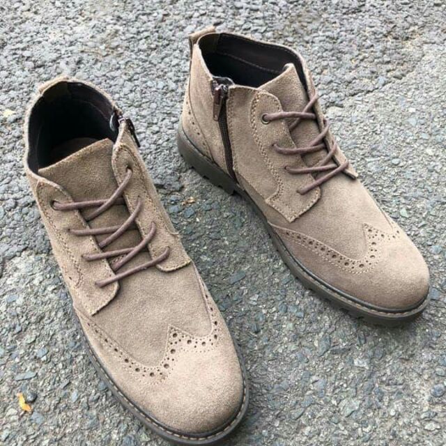 Ankle boots da lộn.