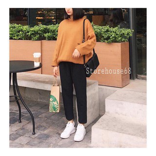 Quần BASIC PANTS KAKI màu be-đen UNISEX CỰC ĐẸP
