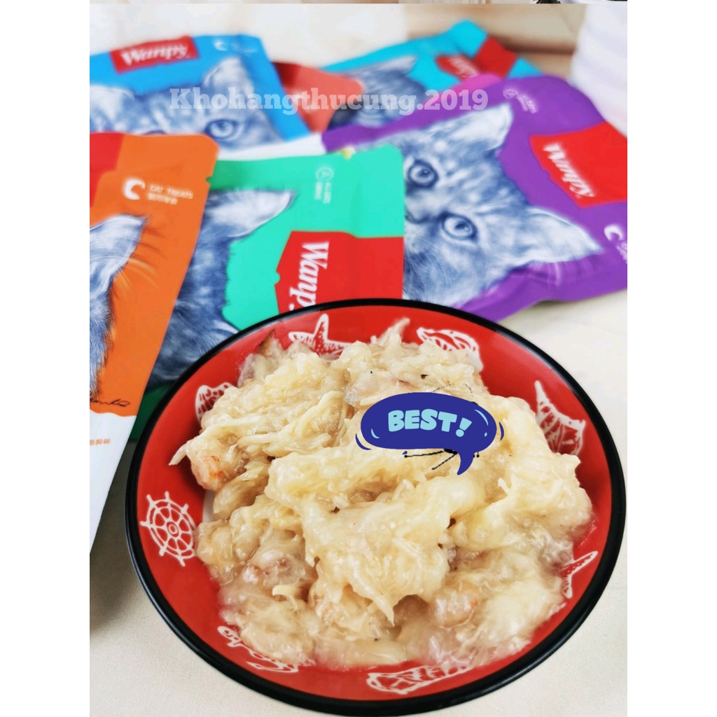 PATE WANPY CHO MÈO 80G – BỔ SUNG VITAMIN VI CHẤT