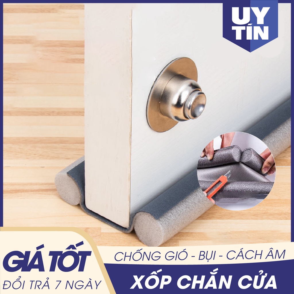 Thanh xốp chắn cửa đa năng chống bụi, chống va đập khi gió mạnh