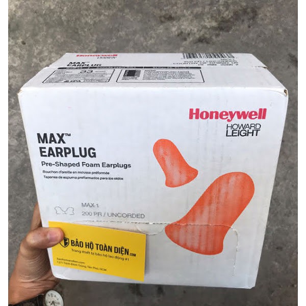 [CHÍNH HÃNG USA] Nút tai chống ồn Honeywell Max1 - Bịt tai chống ồn 29dB - dùng chống ồn đi ngủ, đi tàu xe, lao động,...