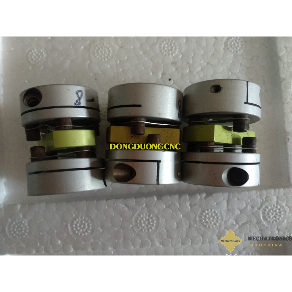 Khớp nối linh hoạt/coupling/khớp nối mềm trục 8-8 mm, dạng đĩa, chất liệu bền, độ chính xác cao, hàng tháo máy