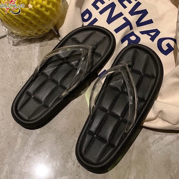 Dép quai ngang QIAOYILUO chống trượt phong cách Hàn Quốc