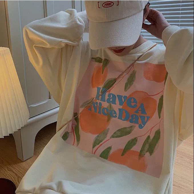 Áo Sweater Tay Dài Dáng Rộng Phong Cách Nhật Bản 2021 | BigBuy360 - bigbuy360.vn