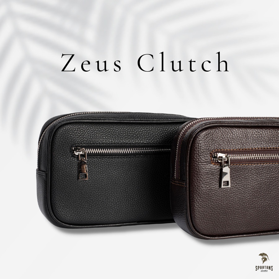 Clutch cầm tay nam da bò thật CL01  ⚡FREESHIP⚡- 100% da bò thật, BH 3 năm