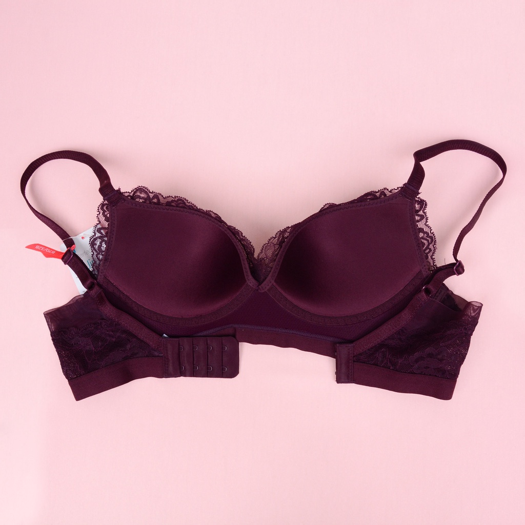 Áo lót nữ phối ren HMTmoda không gọng, cup xéo, mút mỏng S10-29721B