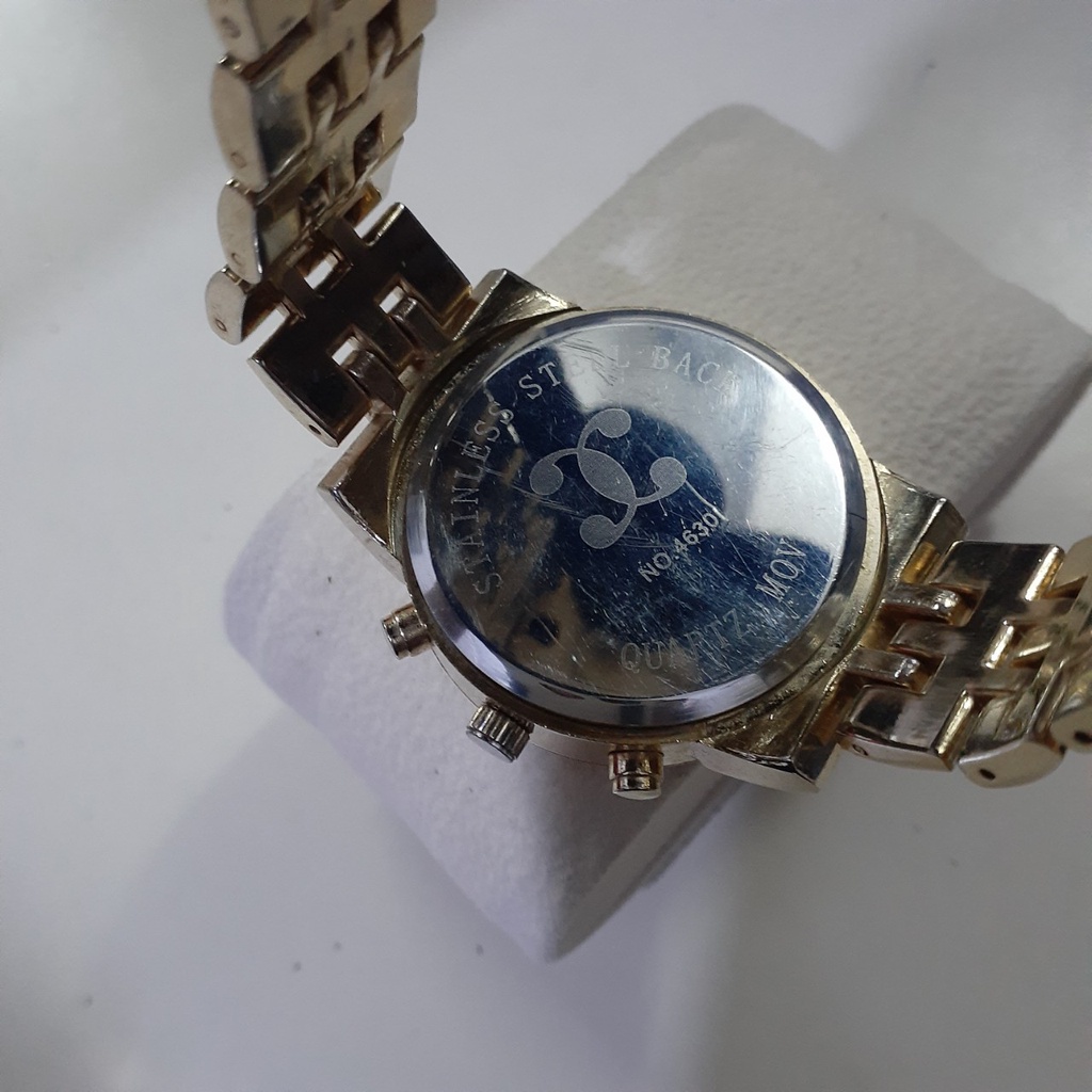 Đồng hồ nam nữ si Nhật xi vàng 2hand