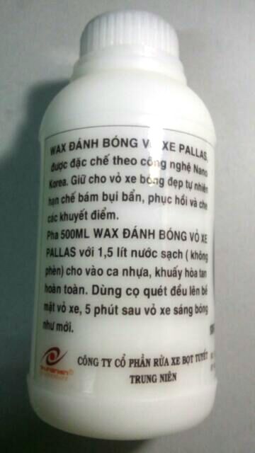 Nước rửa bóng vỏ xe 500ml