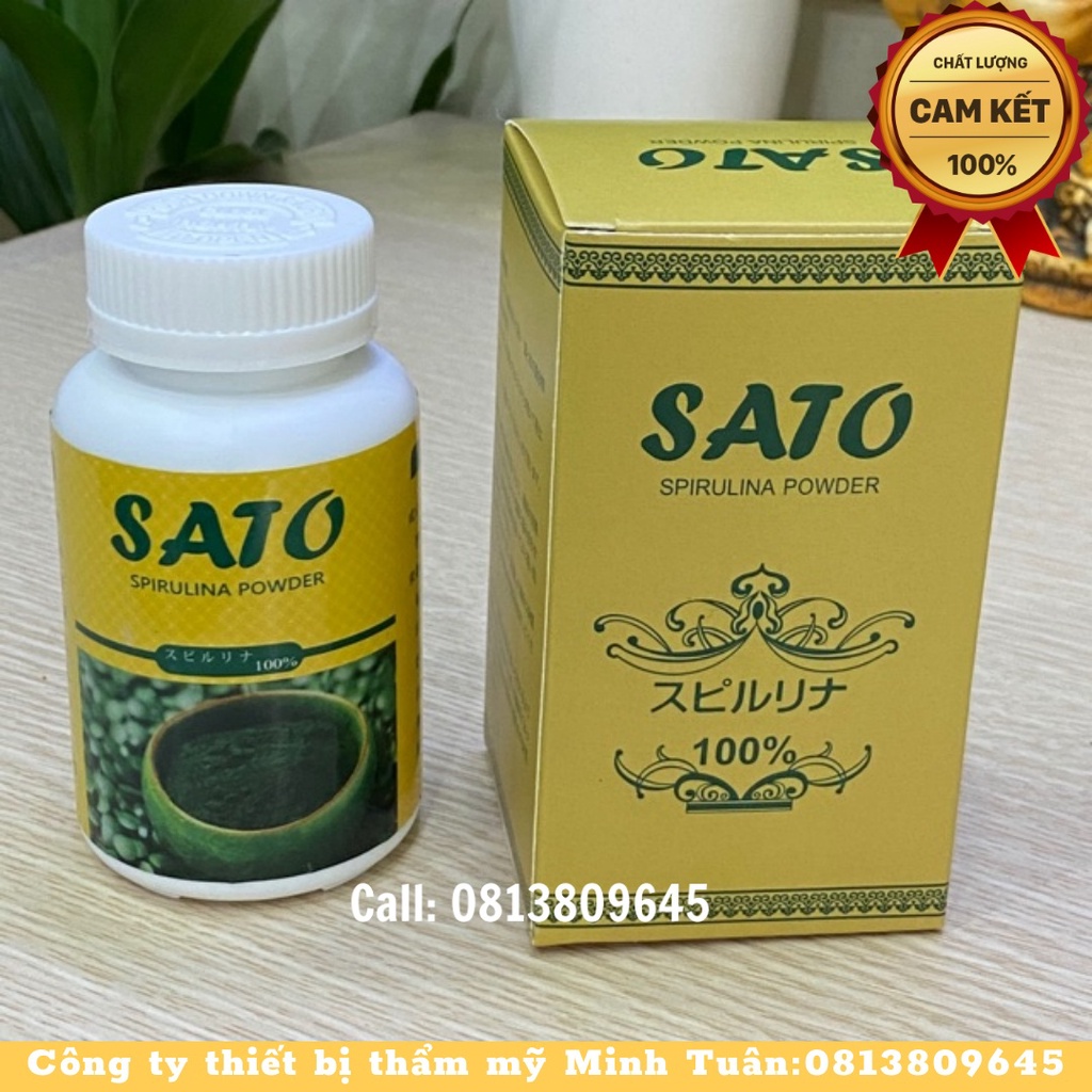 Tảo Sato tảo xoắn cấy nano trắng sáng cho spa và cá nhân