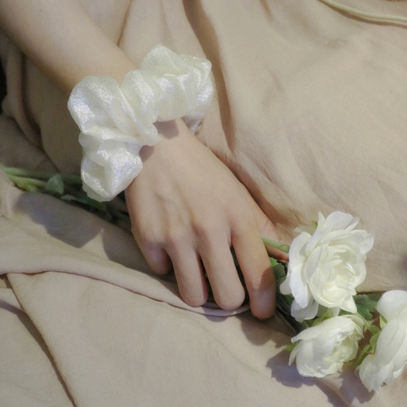 Dây buộc tóc MANYUE co dãn đơn giản thời trang cho nữ