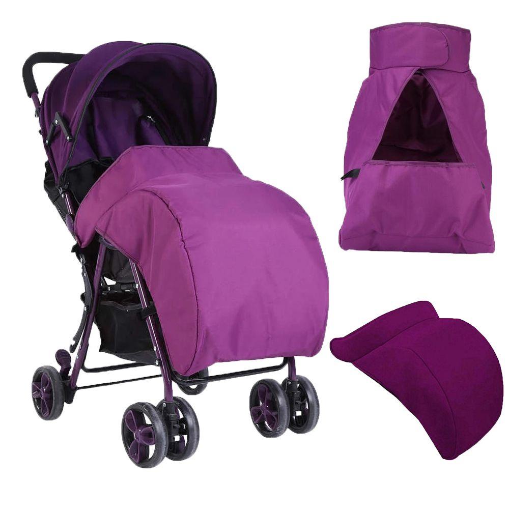 JARRED Đệm Cotton Dày Dặn Lót Chân Xe Đẩy Em Bé Chống Gió Mùa Đông Ốp