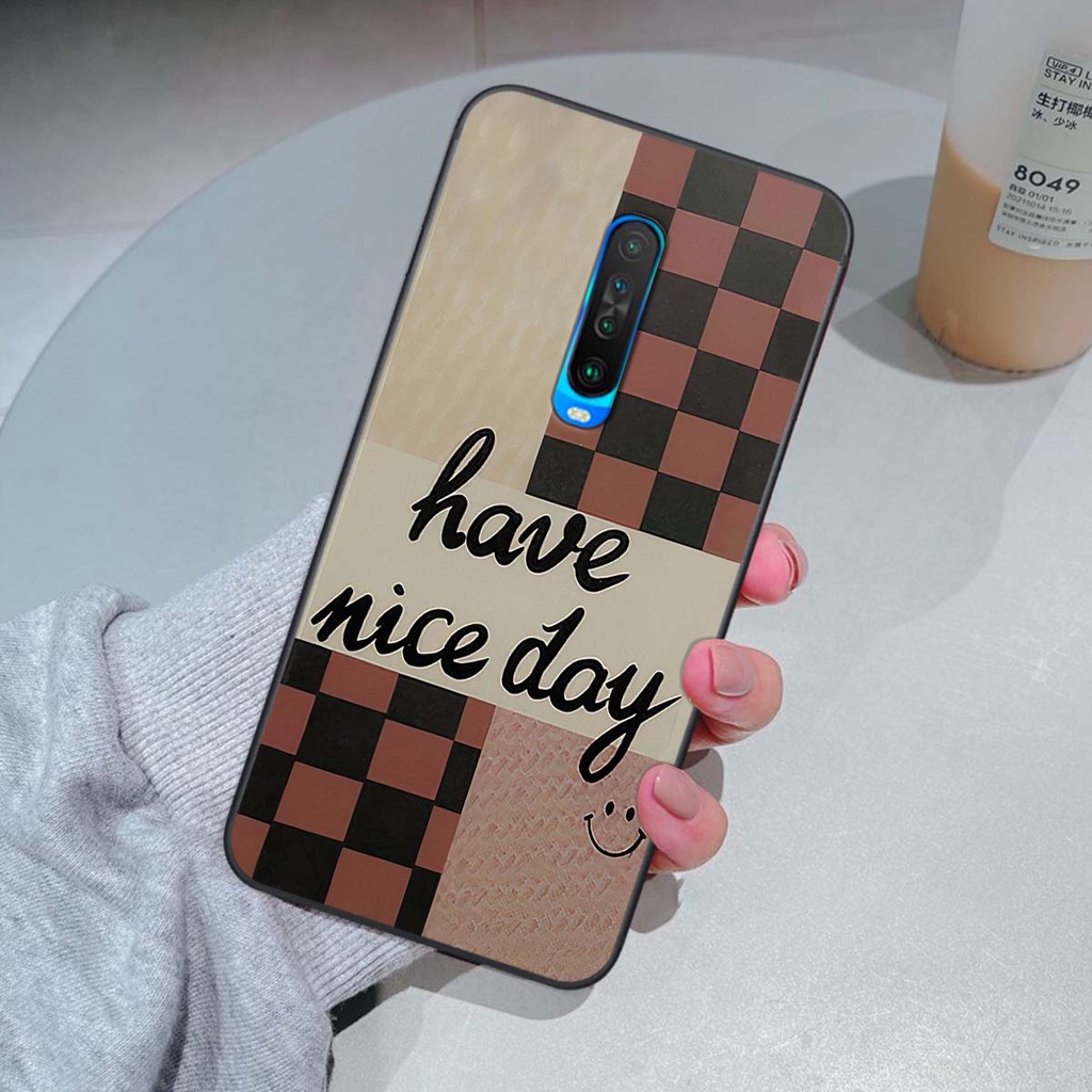 Ốp Xiaomi Redmi K30 caro trái tim cá tính, thời trang siêu đẹp, siêu phong cách