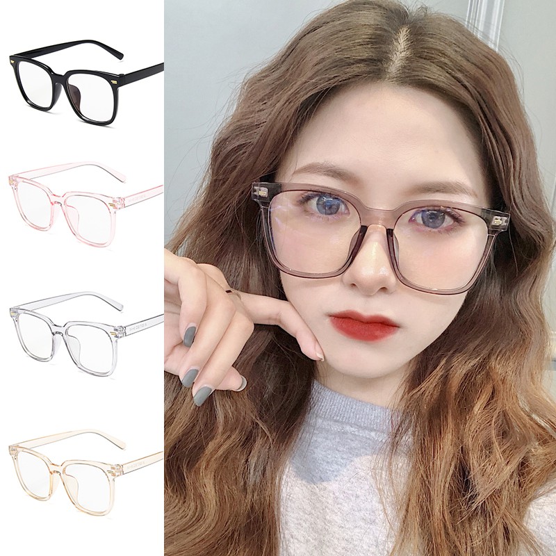 Mắt Kính Gọng Tròn Chống Ánh Sáng Xanh Bảo Vệ Mắt Kiểu Dáng Thời Trang