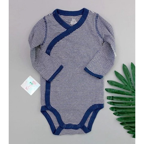 [Mã SKAMCLU8 giảm 10% cho đơn từ 100K] [4-15kg] Bodysuit Bé Trai Cài Hông - Sọc Cổ