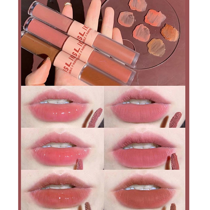 Son Môi Hai Đầu Lì Màu Đỏ Với Tông Màu Bóng Nước Crh