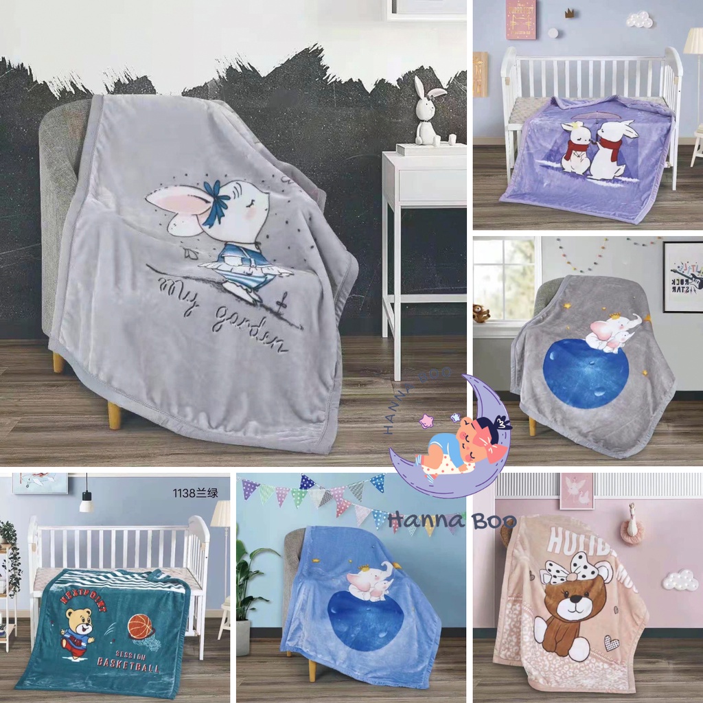 Chăn lông tuyết hai lớp loại 1 kích thước 1mx1.3m siêu mềm mượt cho bé đến trường, chăn đi học cho bé mùa đông